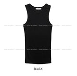 [U-BASIC] Skin Round Soft Ribbed Sleeveless