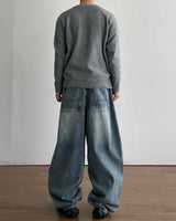 Ridge Curved Denim Pants
