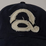 Washed Logo Ball Cap (Navy/White)
