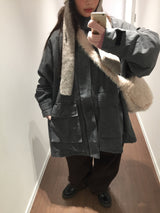 エッセンシャルフリースワイドパンツ (3color)