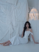 Rosé ロングスリムスカート