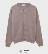 Glass Soft Round Knit Cardigan