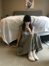 ピクニックハーフボタンTシャツ (4c)