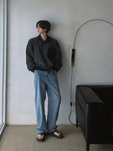 ASCLO Finish Wide Denim Pants (9color)