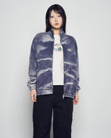 26SS TIE DYE STAND COLLAR ZIP UP
