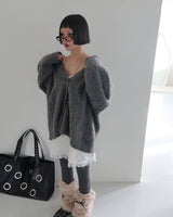 Strap fur leg warmer