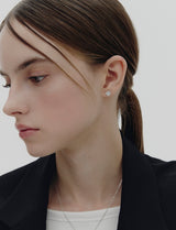 26SS★ Essence Silver (W) Moissanite Floria Earrings