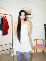 エアリードットドレス (WHITE)