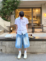 Send washing over bermuda pants