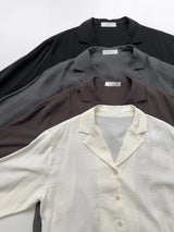 Camilla Open Neck Loose Fit Shirt