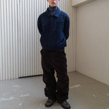 Built mild pants / Dark brown