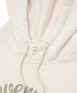 Women’s Oversized Terry Fleece Hoodie Ivory