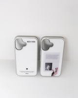 ラッキー&ハッピーバンパースマホケース (MagSafe)(シルバー)