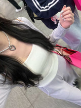 MADE jumbo white necklace