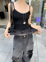 Holly under frill sleeveless t-shirt