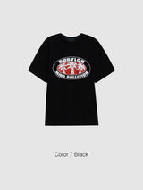 パームツリークロップ半袖Tシャツ 3C