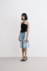 knit top (black)