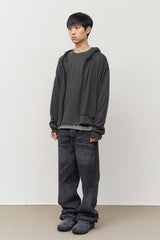 Cold Striped Zip Hoodie