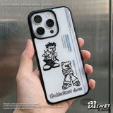 ヒップ 8ビット ピクセル グラフィック エポキシ バンパー iPhone ケース