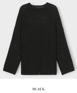 リブンサマーオープンワークニット