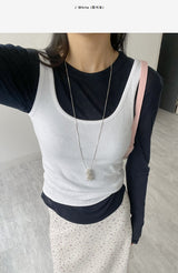 Rainbow Daily Ribbed Sleeveless Top