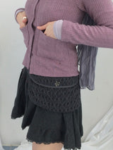 soft-flower lace pouch