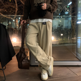  Eden 546 Winter Corduroy Round Tuck Wide Pants
