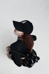 Logo symbol ball cap - black