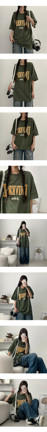 【ショート・ベーシック/S-3XL】クロップドバンドウエストワイドカーゴデニムパンツ