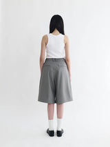 26SS PT5 Cropped Pleated Trousers