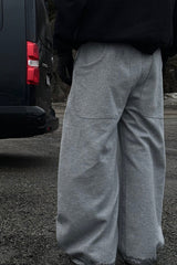 Relaxed Fit Deconstructed Sweatpants