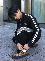 バントダイアゴナルトラックワイドスウェットパンツ 3C