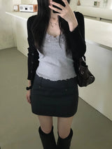Plan V-Neck Cardigan (4 colors)