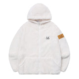 BOLLI CURLY FLEECE HOOD ZIP-UP UNISEX (2Color)