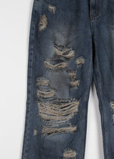 DAMAGE DIRTY DENIM