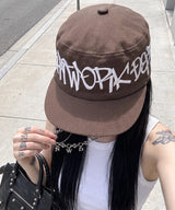 N.W.D Graffiti Pillbox Cap_Brown