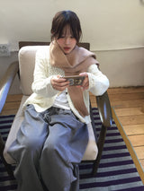 グラスシャウルニットマフラー (3c)