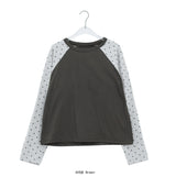 26FW★ [BAONHAUS] Ganin Color Matching Raglan Long Sleeve Tee