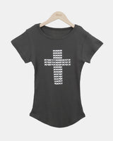クオン メタリック半袖Tシャツ