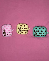 [made] Dot treble clef AirPods case (glossy hard)