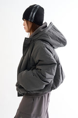 Track stripe short beanie