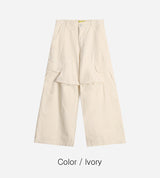 No.1449 R コットンラインケージョンストリングパンツ (4color)
