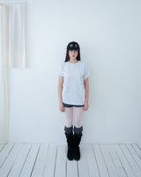 ドレミTシャツ / white melange