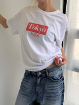 トーキョー 1986 レタリング Tシャツ(3color)