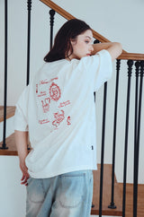26SS★Trump Cat Embroidered Short Sleeve Tee