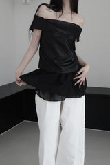 glow off shoulder top (2color)