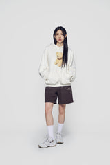 24FW ブロックベアフーディー クリーム