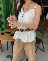 Double ring necklace