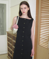 Mayna Boat Neck Dress ( 2 colors )