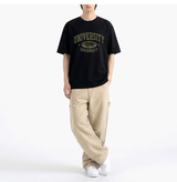 Overfit Crewneck University Camo Short Sleeve T-shirt Black Khaki